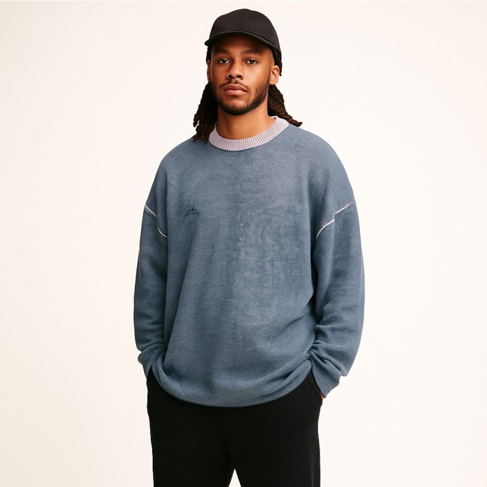 A-COLD-WALL* Shatter Jaq Jumper Sweater Merino Wool Deep Teal Sz XL NWT {3V26}